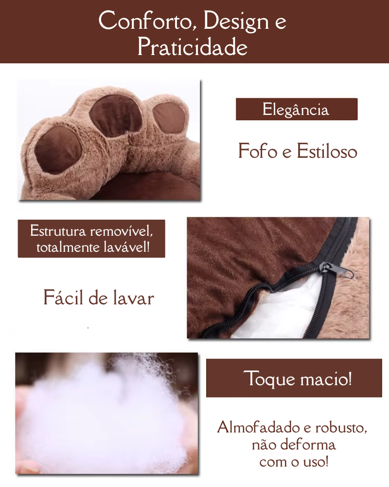 PATA AMIGA - Cama para Cães e Gatos – Extremo conforto para seu Pet