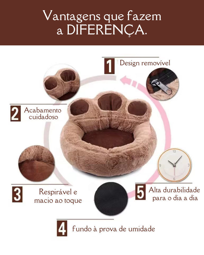 PATA AMIGA - Cama para Cães e Gatos – Extremo conforto para seu Pet