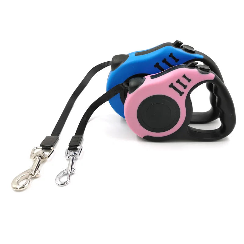 LEVEPET - Guia Retrátil Super Resistente – 3m ou 5m, Liberdade para Seu Pet!